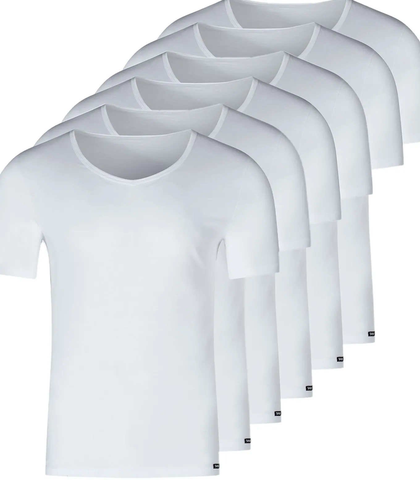 6 pack Basis - onder t-shirts