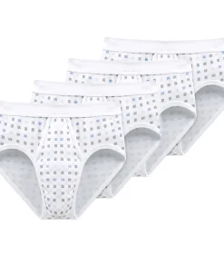 4 pack Cotton Essentials fijnrib - sportslip