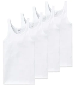 2 pack Cotton Essentials fijnrib - onderhemd