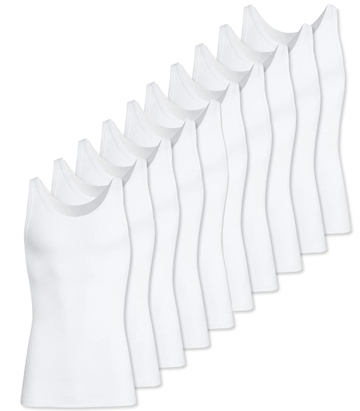 10 pack Doppelripp - onderhemd