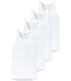 4 pack Original Classics fijnrib - onderhemd