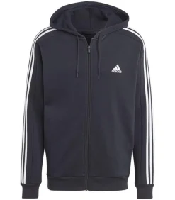 3 STRIPES - Hoodie Met Volledige Ritssluiting - Zwart