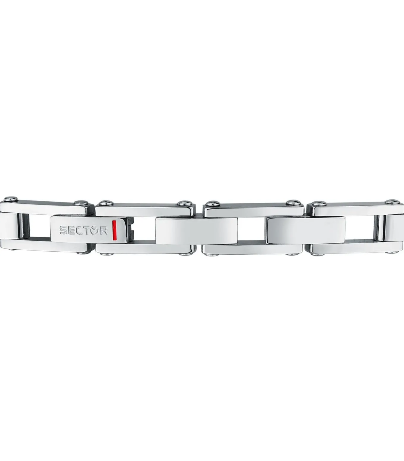 Armband in staal, kristallen, email, roze goud pvd PREMIUM