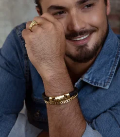 Armband Staal goudkleurig
