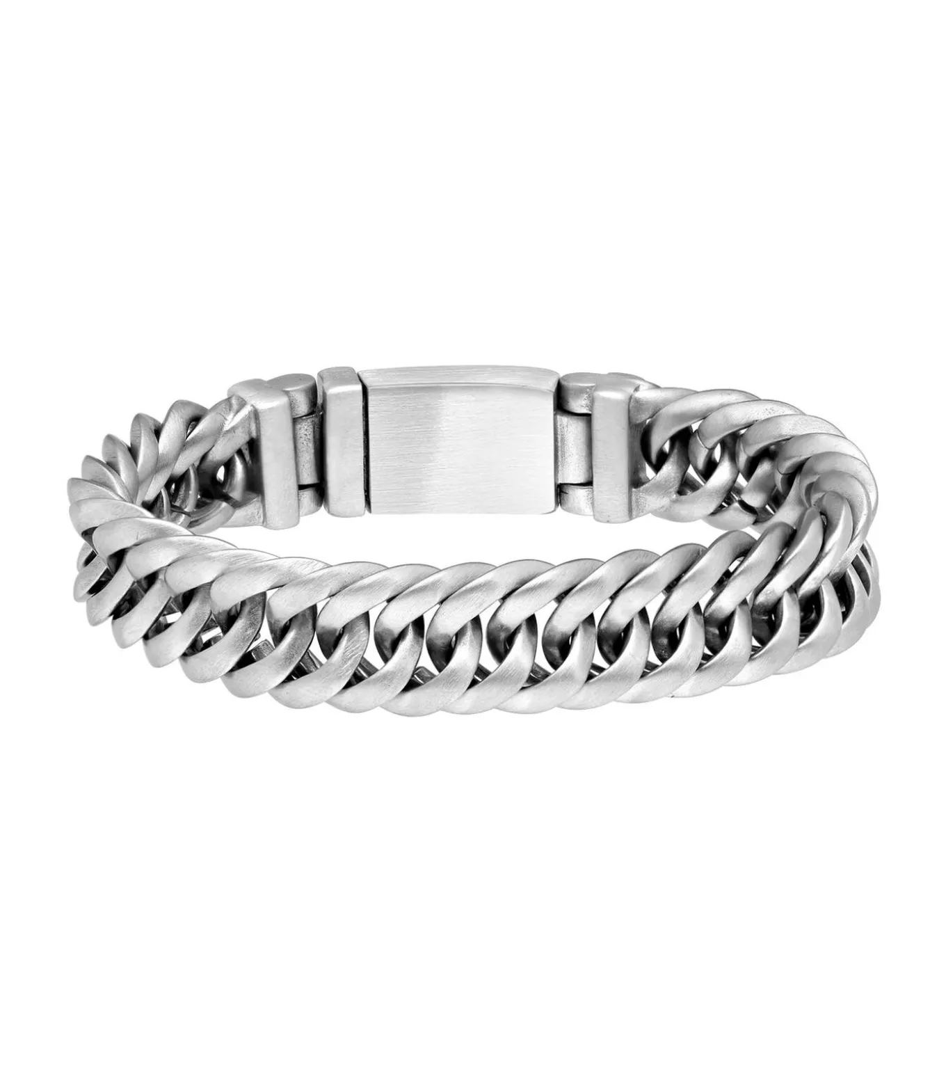 Armband Staal zilverkleurig