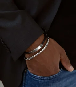 Armband Staal zilverkleurig