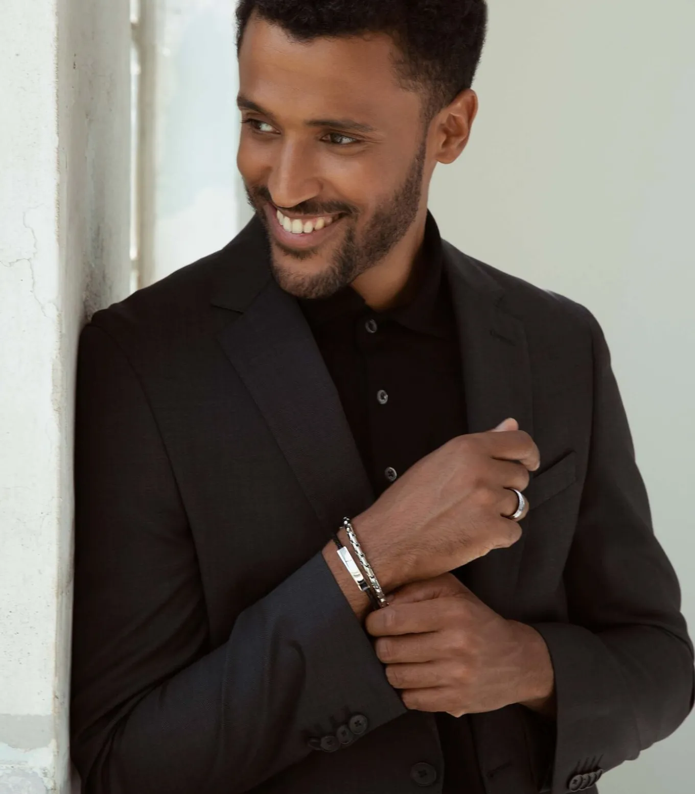 Armband Staal zilverkleurig