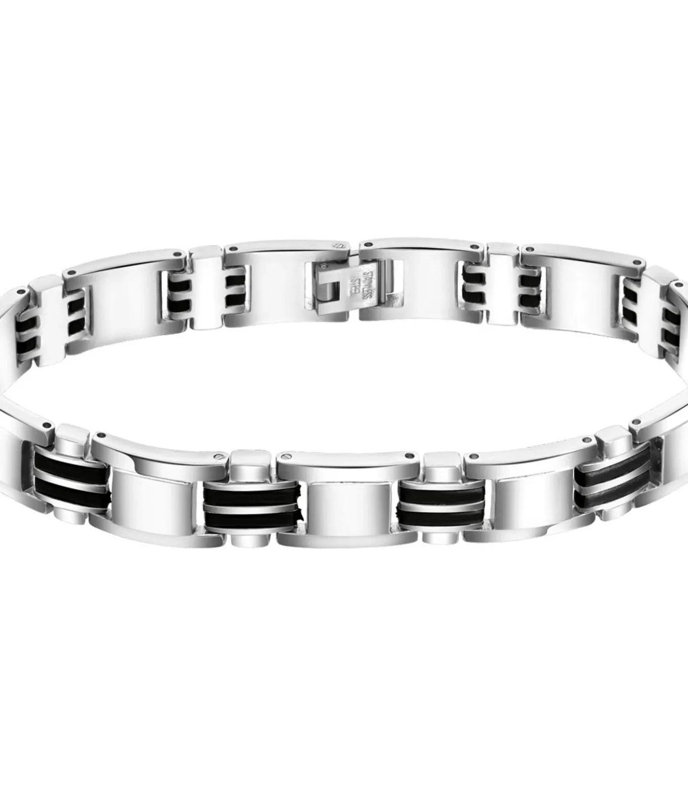 Armband Staal zilverkleurig
