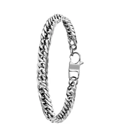 Armband Staal zilverkleurig