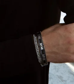 Armband Staal zilverkleurig