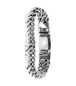 Armband Staal zilverkleurig