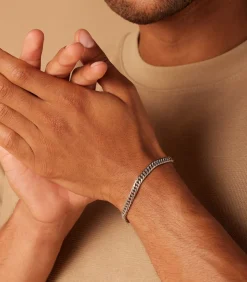 Armband Staal zilverkleurig