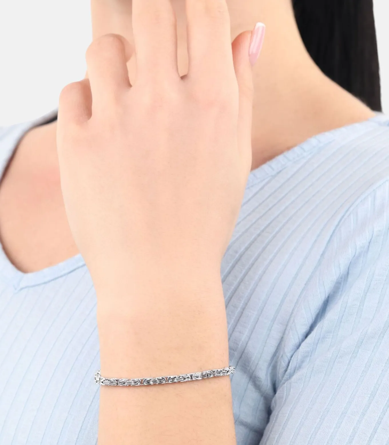 Armband voor mannen en vrouwen, unisex, 925 Sterling zilver
