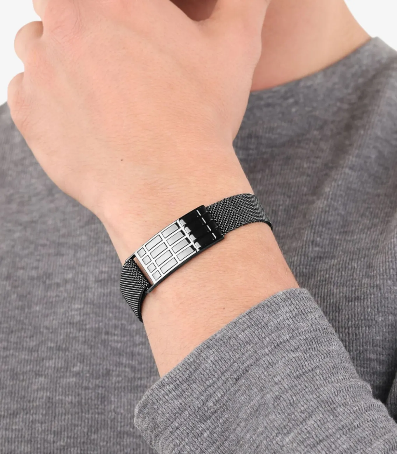 Armband voor mannen, roestvrij staal