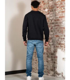 Badge crewneck - black beauty
