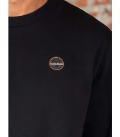 Badge crewneck - black beauty