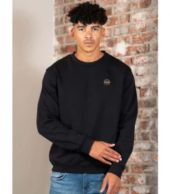 Badge crewneck - black beauty