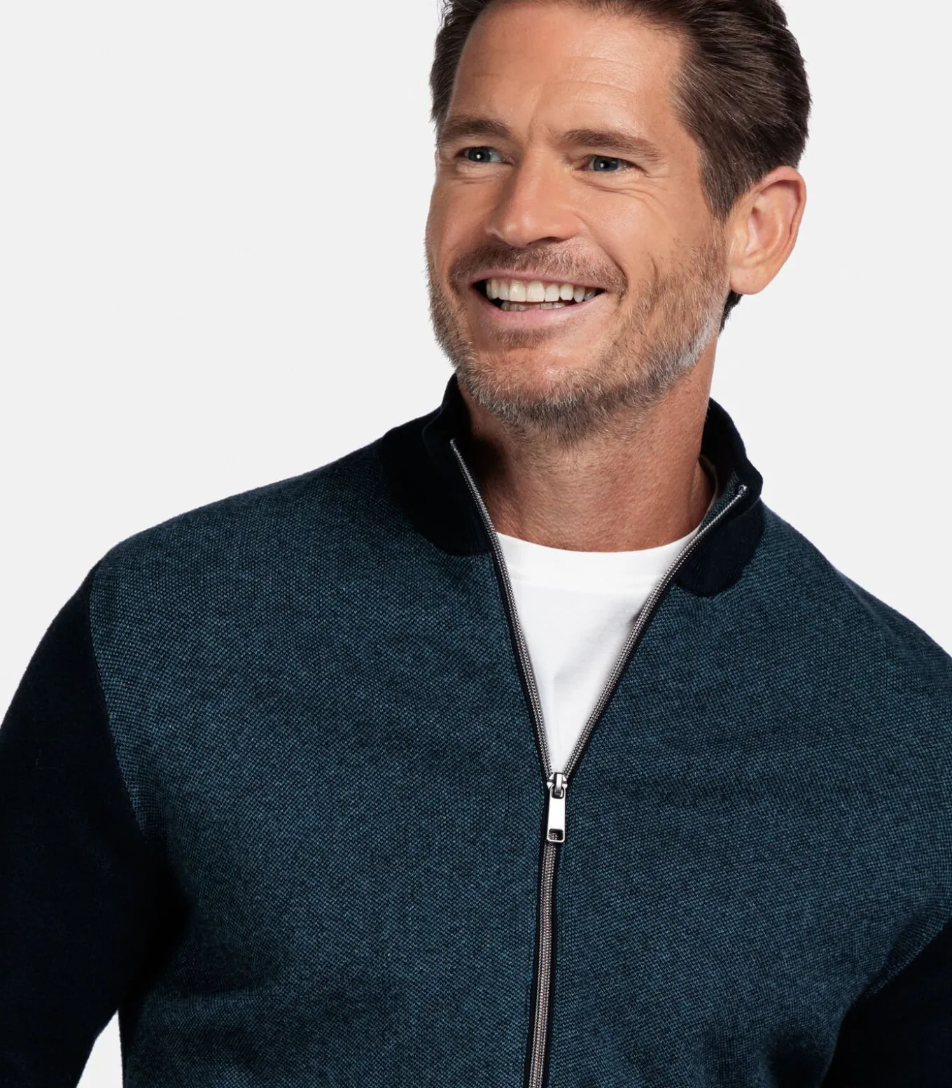 Baileys Two-Tone Vest – Navy