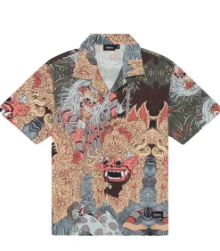Barong And Rangda Bowling Shirt