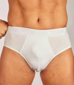 Basics 2-Pack heren sportslips - 32319 - Heren slips met elastische band - Biologisch katoen - Mannen ondergoed