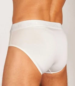 Basics 2-Pack heren sportslips - 32319 - Heren slips met elastische band - Biologisch katoen - Mannen ondergoed