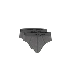 Basics Slip 2-Pack Antraciet