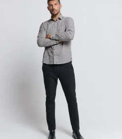 Bedrukt Stretch Shirt