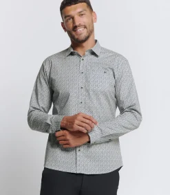 Bedrukt Stretch Shirt