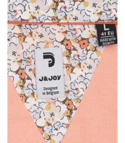 Beige herenoverhemd met bloemen