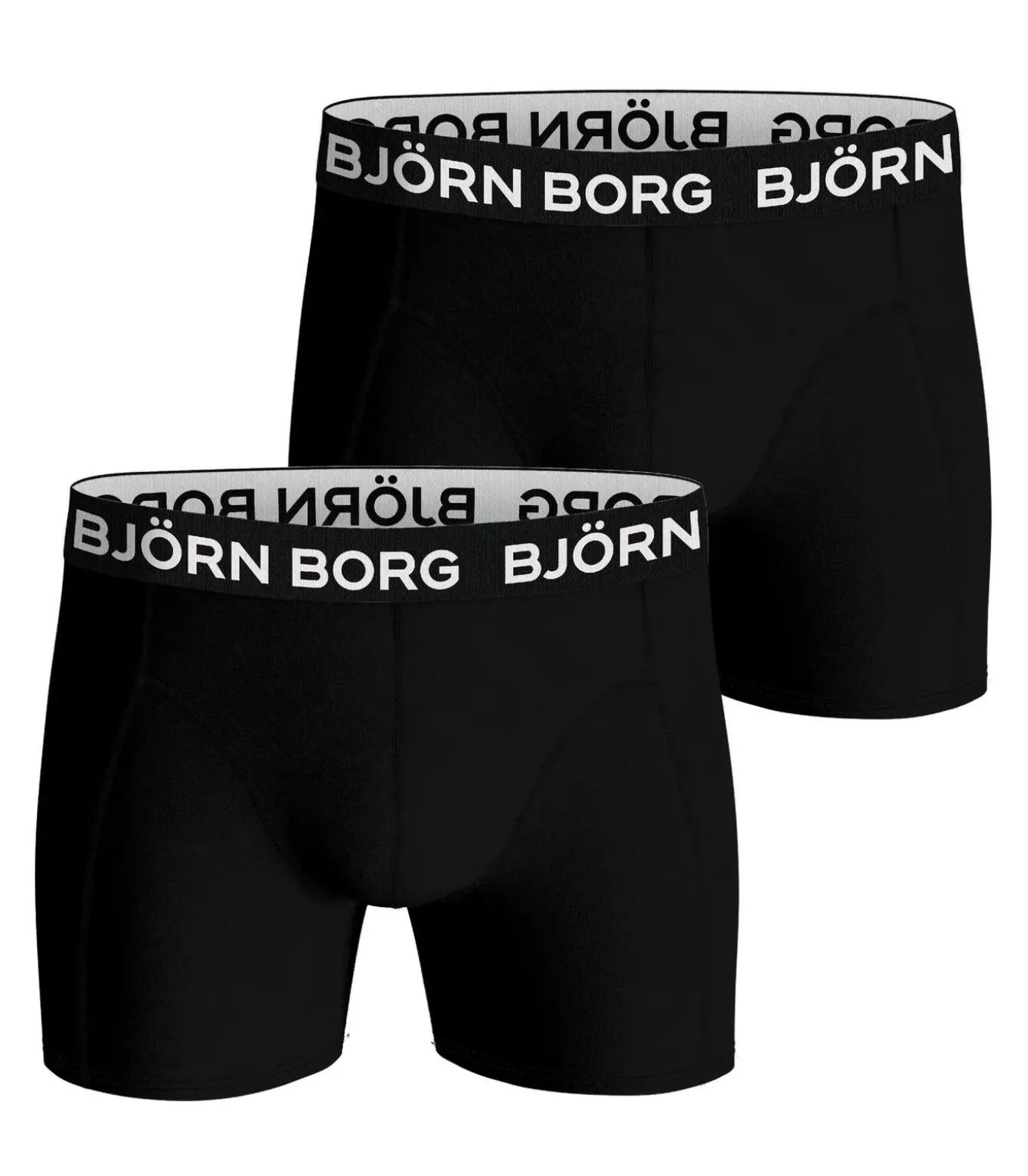 Björn Borg 2-pack heren boxershorts - Bamboe - Zwarte heren onderbroeken