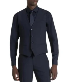 Blauw Gilet