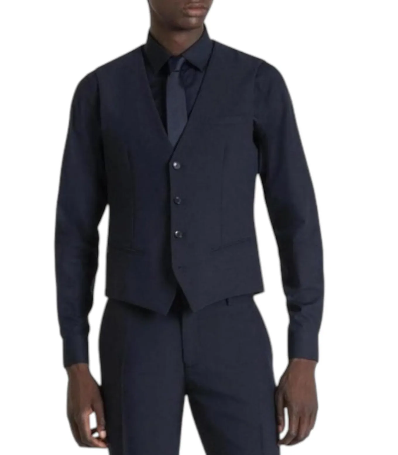 Blauw Gilet
