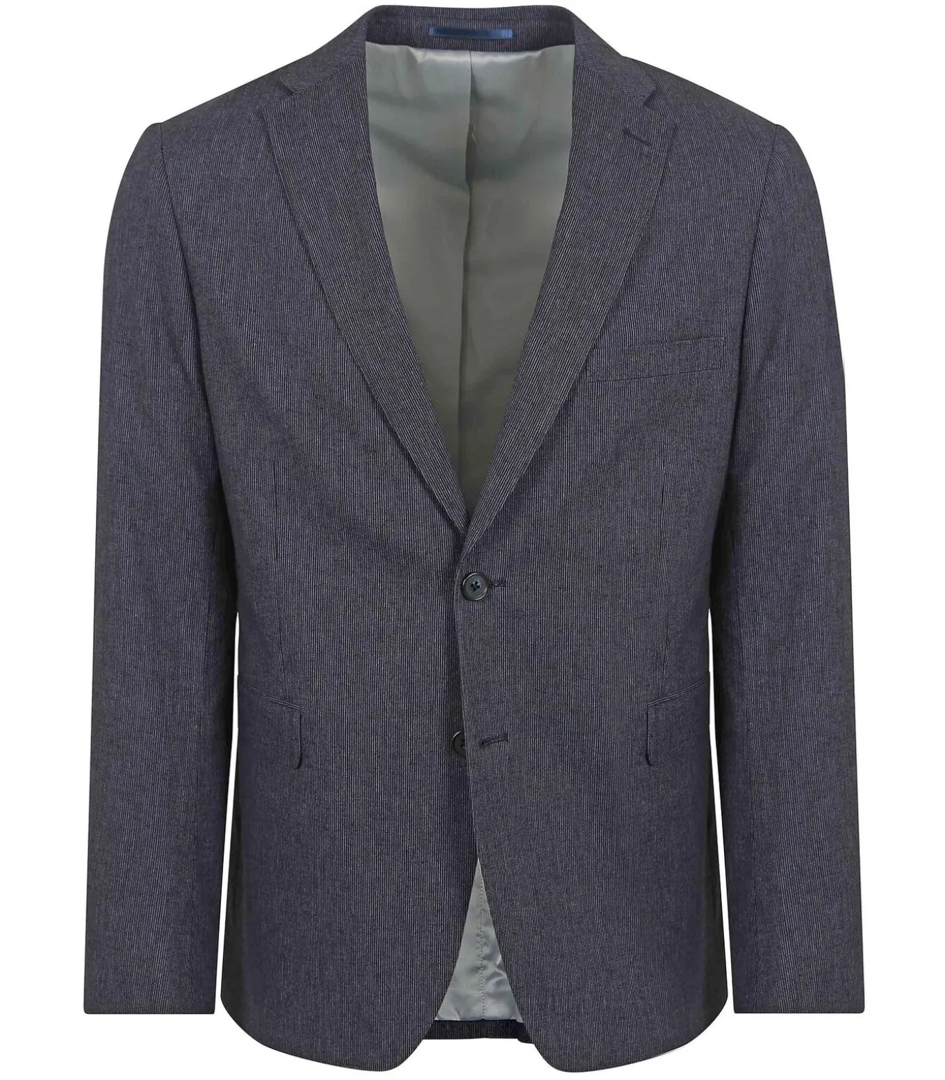 Blazer Linnen Streep Navy