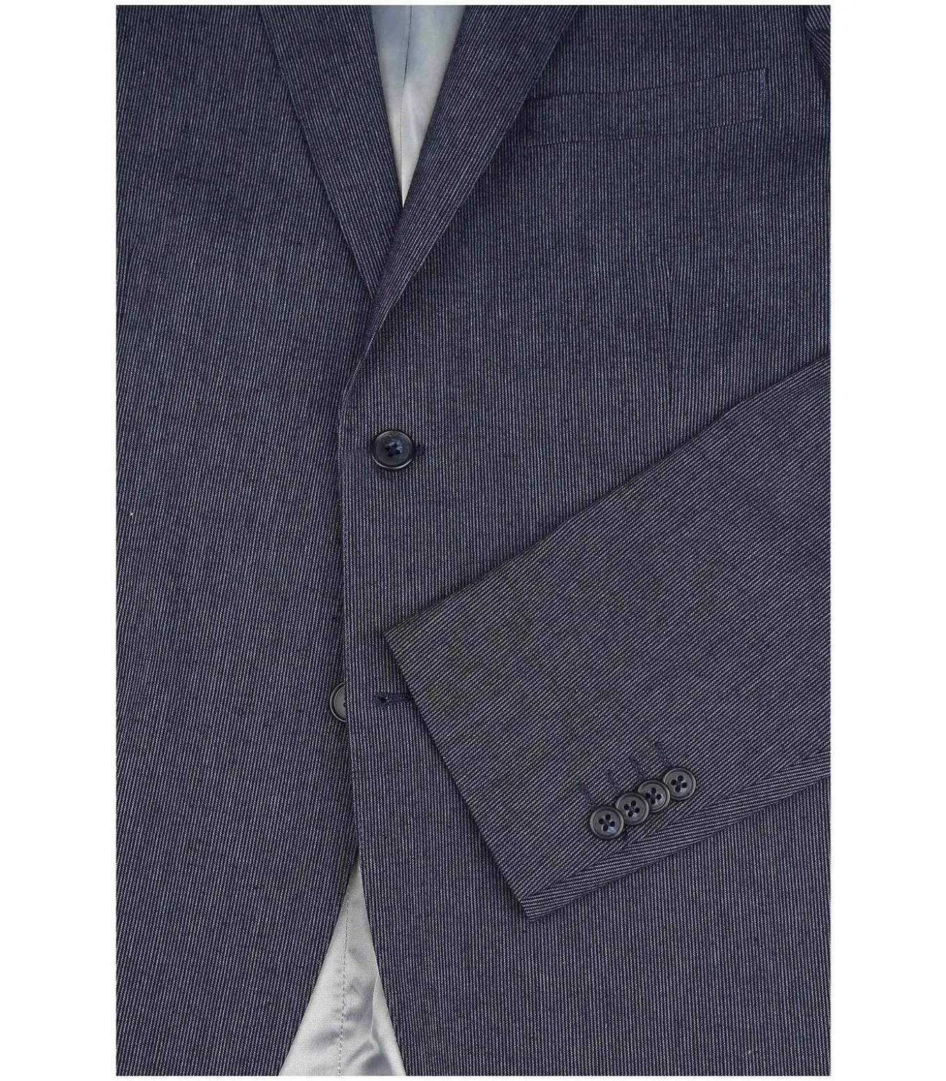 Blazer Linnen Streep Navy
