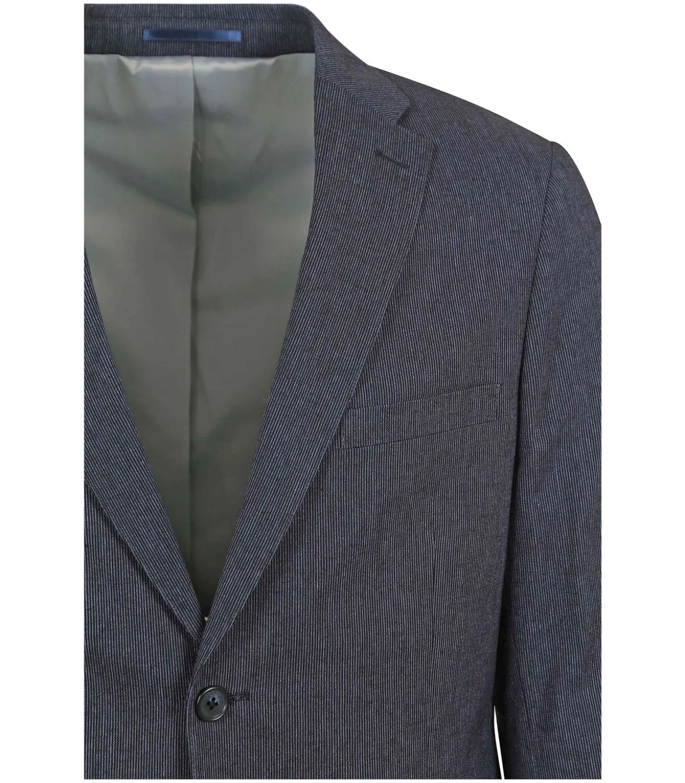 Blazer Linnen Streep Navy