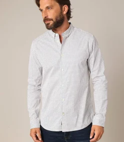 BOGART - Chic katoenen overhemd met grafische print, rechte pasvorm en button-downkraag