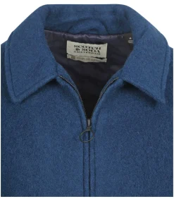 Bomberjack Wool Blend Royal Blauw