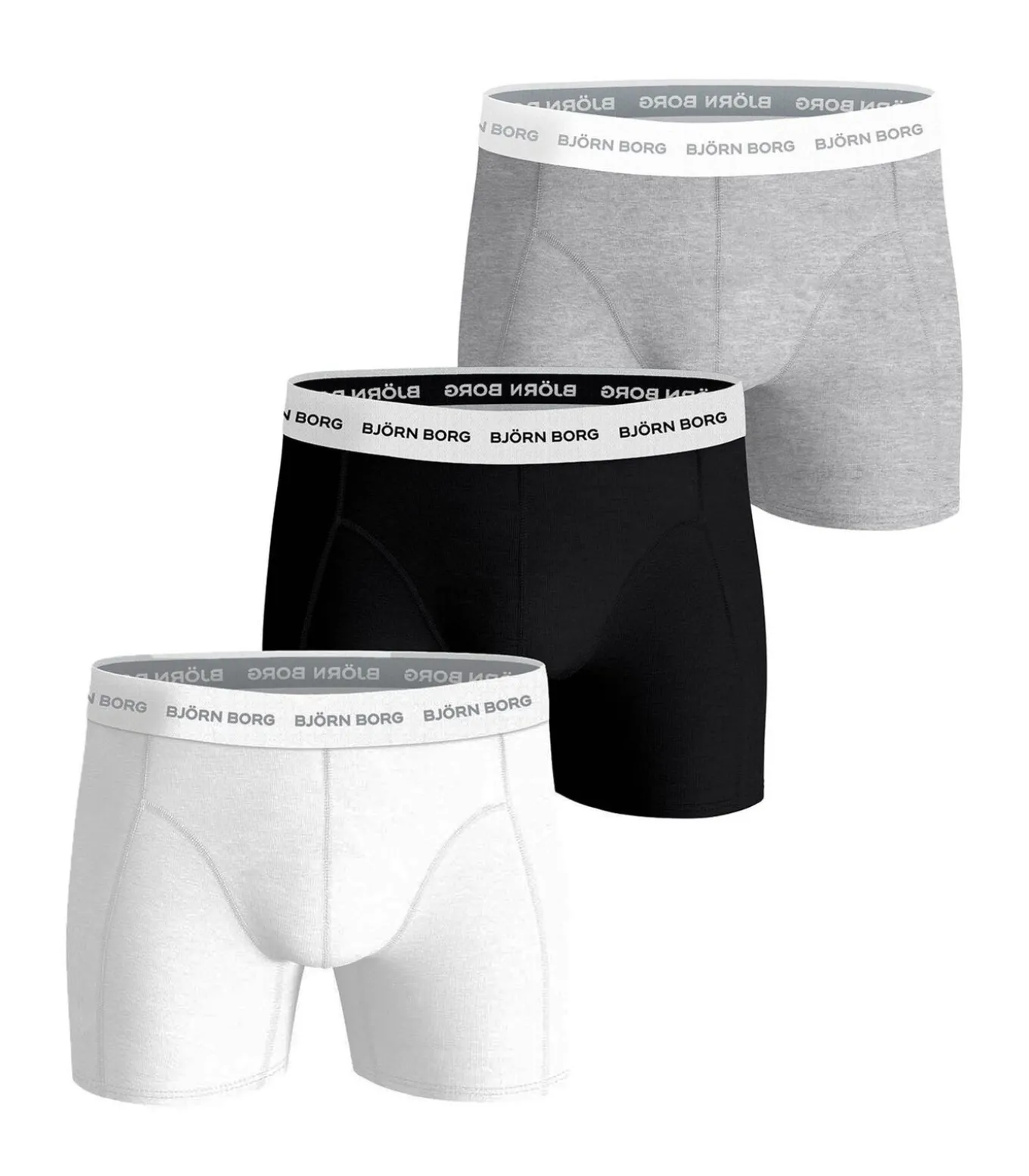Boxershorts Cotton Stretch Boxer Trunks 3P Set van 3