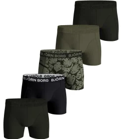 Boxershorts Cotton Stretch Trunks Big Logo 5P Set van 5