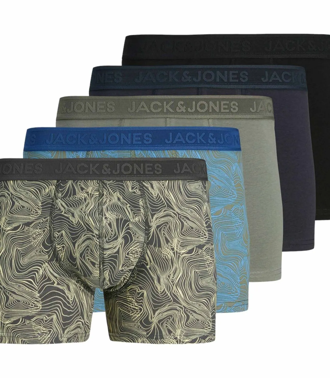 Boxershorts JACCAMERON TRUNKS 5P Set van 5