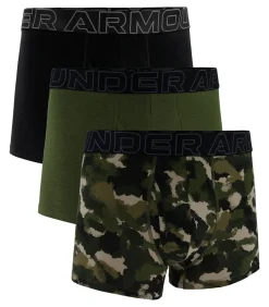 Boxershorts UA PERFORMANCE COTTON - PRINT 3 INCH Set van 3