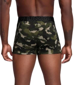 Boxershorts UA PERFORMANCE COTTON - PRINT 3 INCH Set van 3