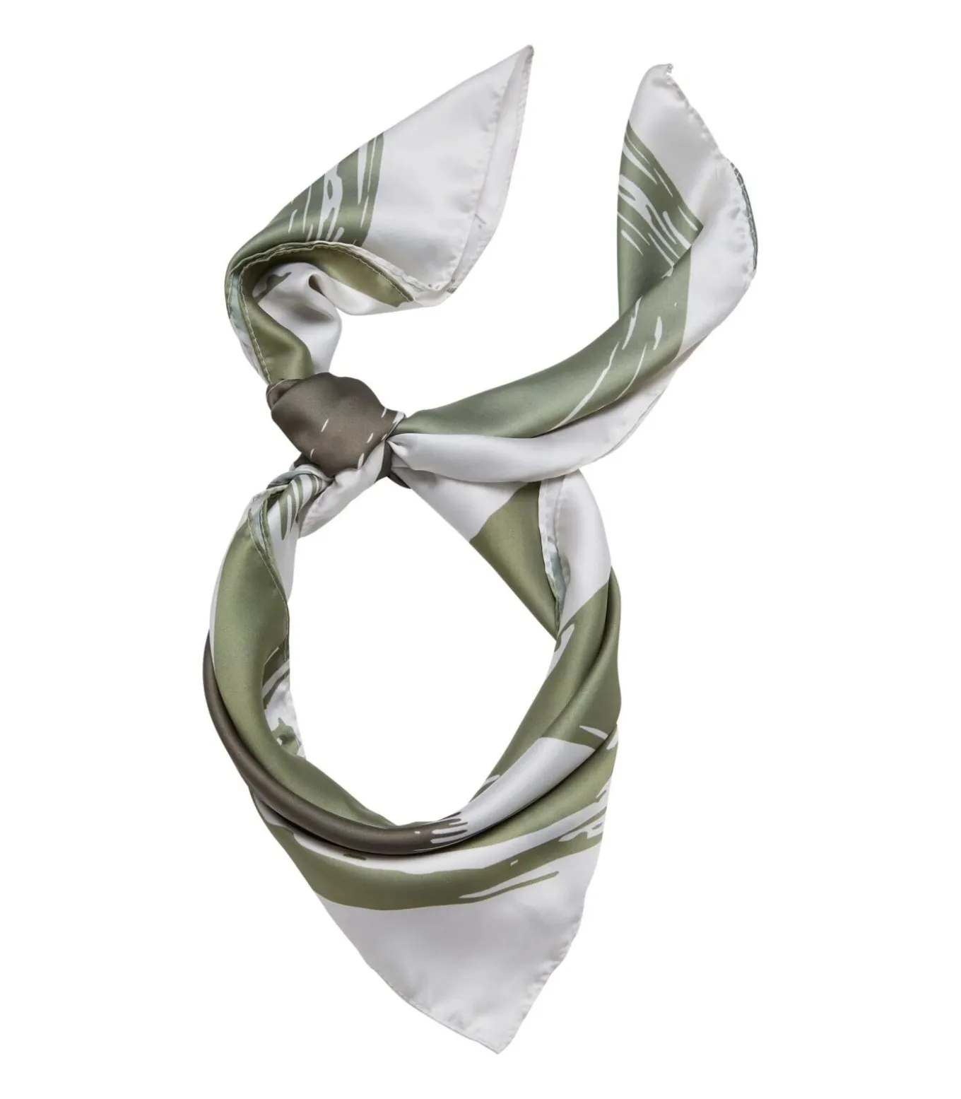 BRUSH STROKE - Bandana - Olijfgroen