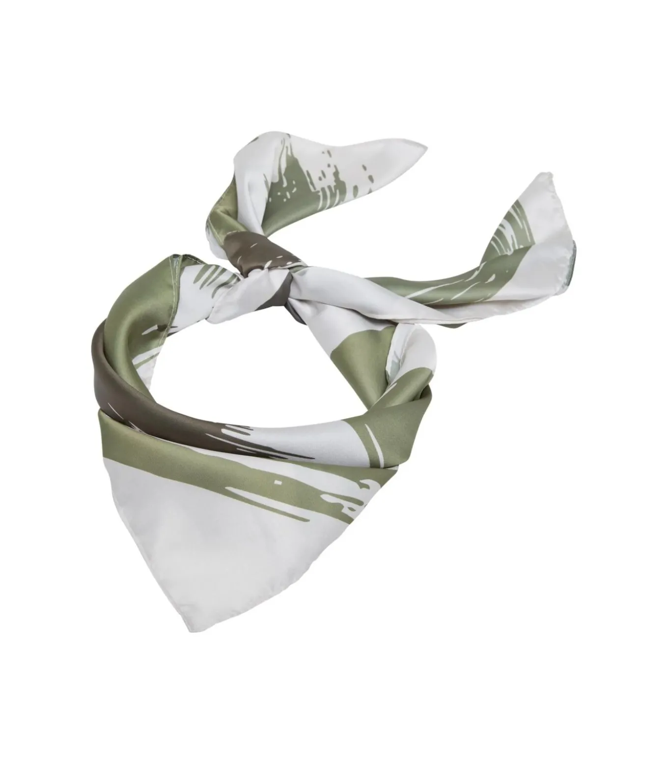 BRUSH STROKE - Bandana - Olijfgroen