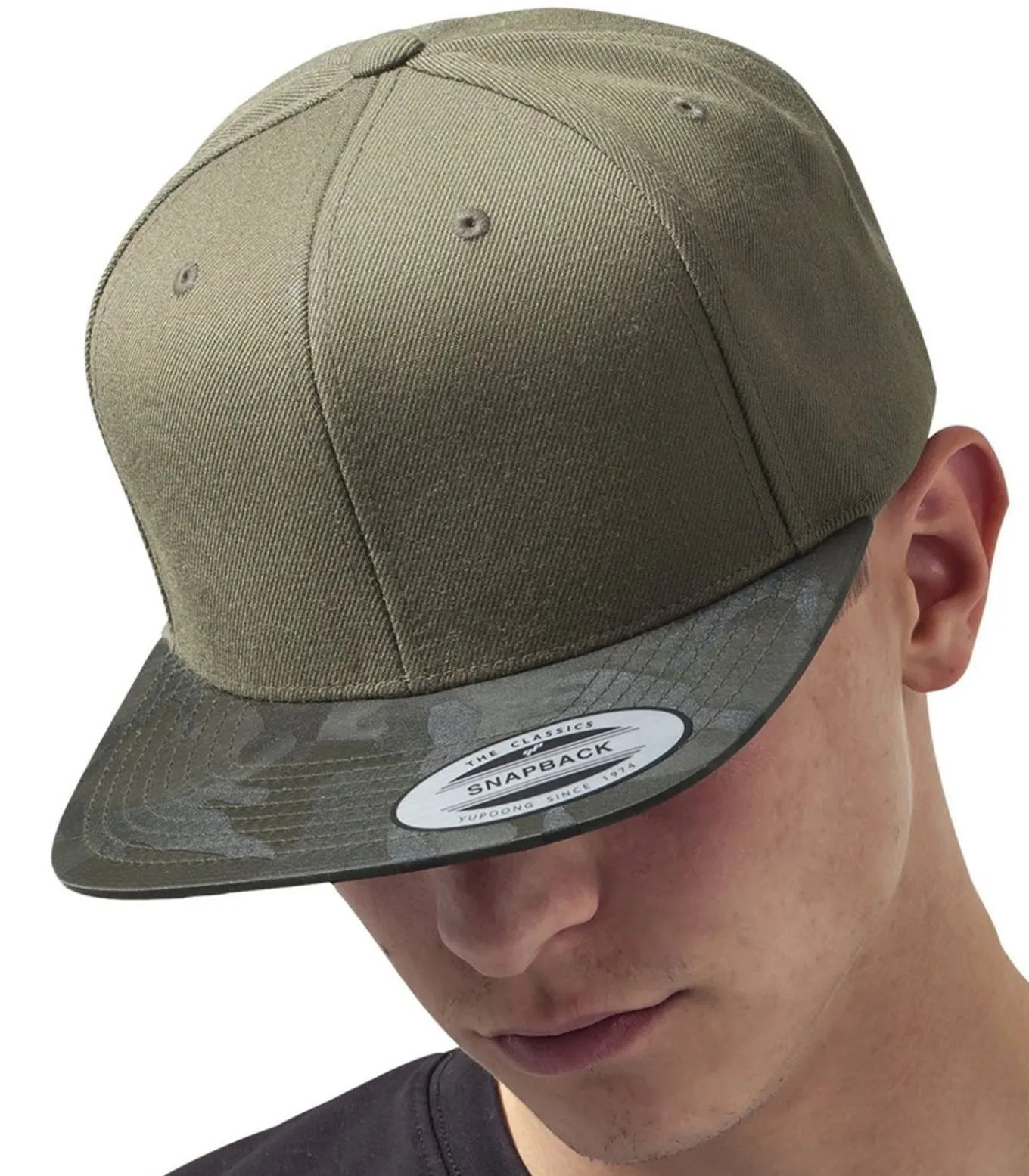 CAMO VISOR - Kap - Olijfgroen