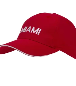 Cap voor volwassenen Rood Borduring