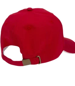 Cap voor volwassenen Rood Borduring