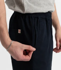 Casual broek met elastische tailleband