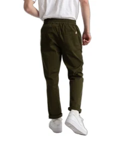 Casual broek met elastische tailleband