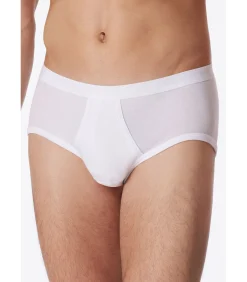 Classic Herenslip Fijnrib Wit